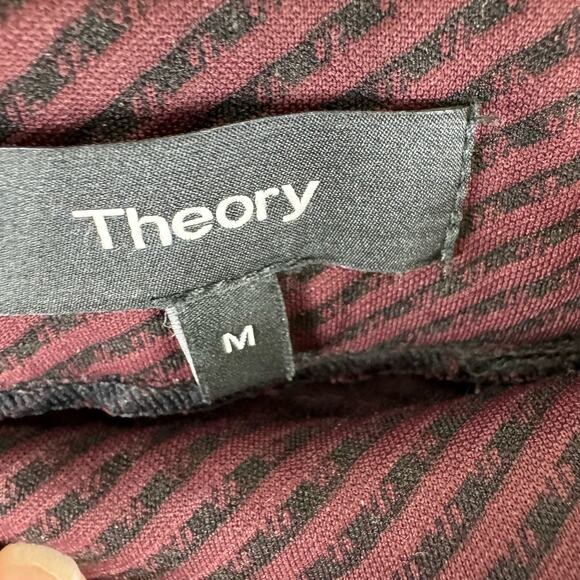 Theory Adbelle Skinny Mid-Rise Ankle Fit Legging Pant Elastic Waistband Size M - Picture 5 of 7